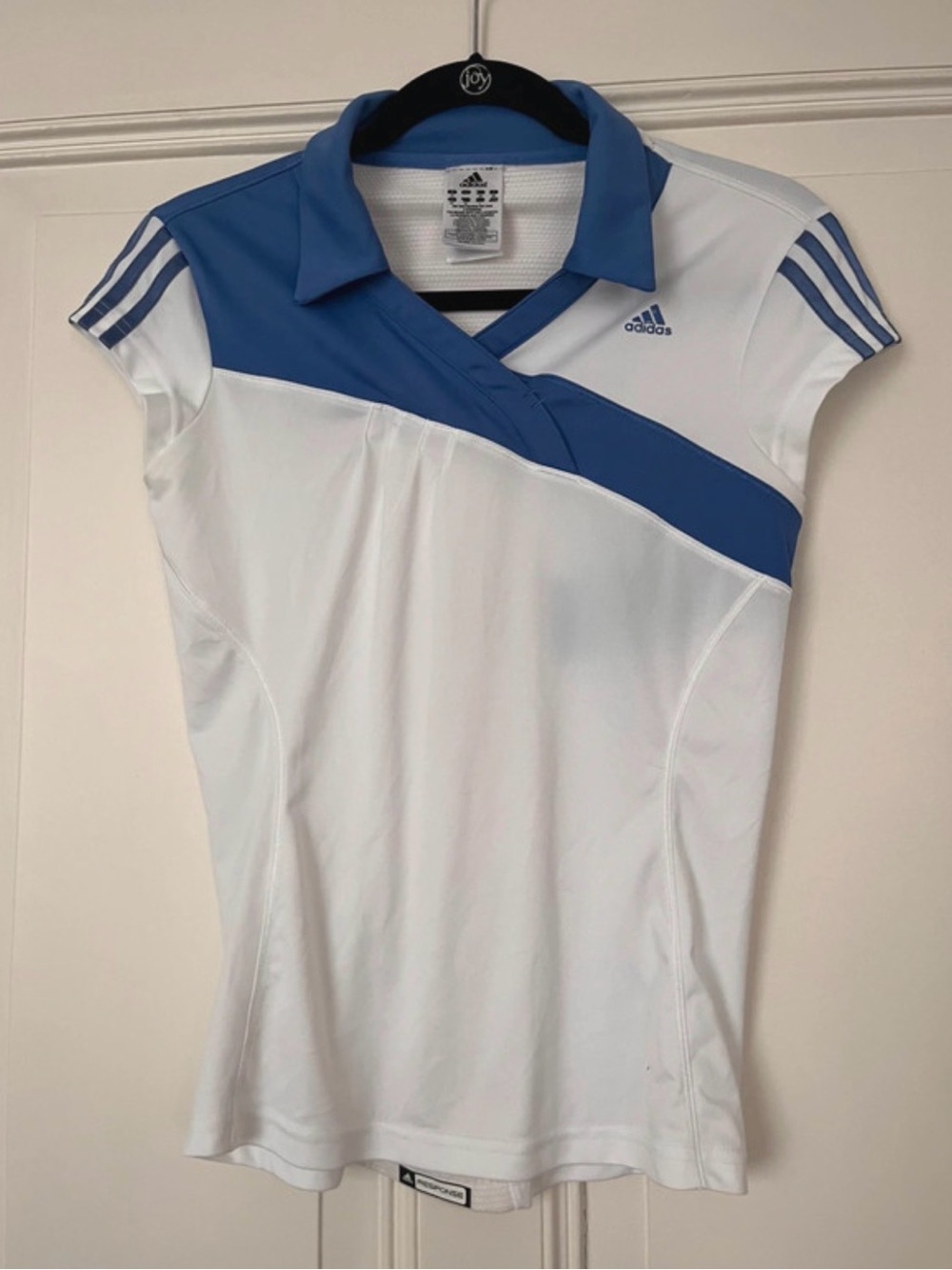 Adidas Vintage Japanese Inspired Work Out Top Blue White